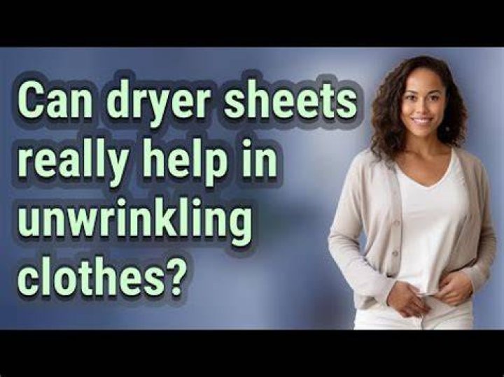 Do dryer sheets prevent wrinkles?