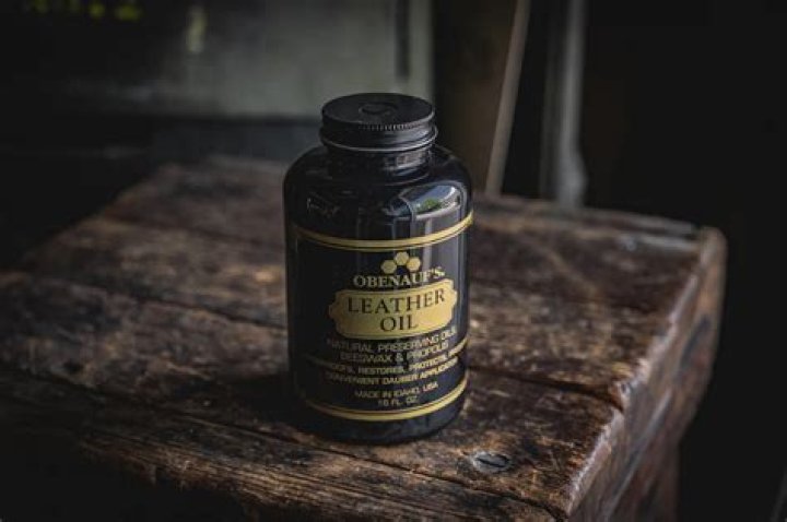 Does baby oil damage leather?