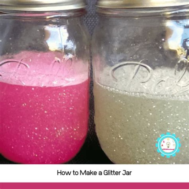 How do you suspend glitter in water?