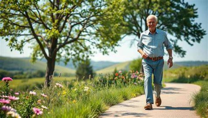 How far should a 70 year old walk?