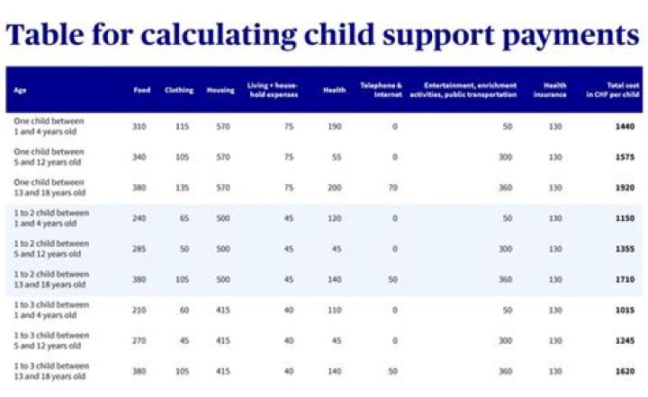 How much does father pay for child support in France?
