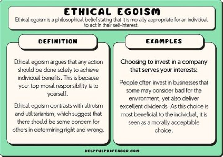 What do you call a egoistic person?