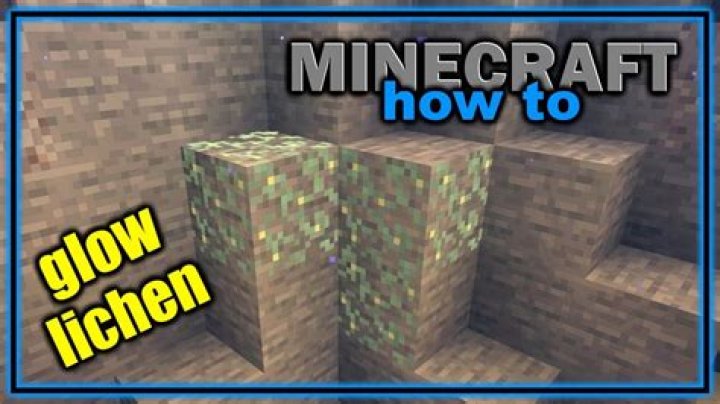 What does glow lichen do in Minecraft?