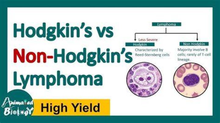 What is the difference between Hodgkin's disease and non-Hodgkin's disease?