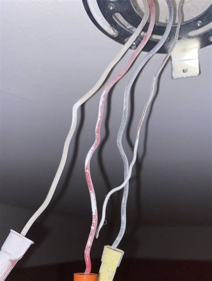 Why are there 4 wires in my ceiling light?