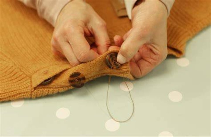 Why does the other mother sew buttons?